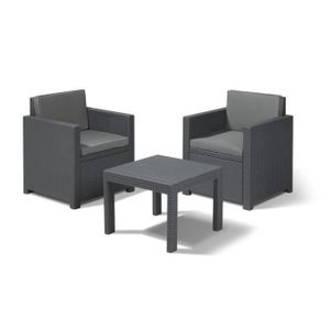 Salon De Jardin Gris Achat Vente Salon De Jardin Gris Pas Cher