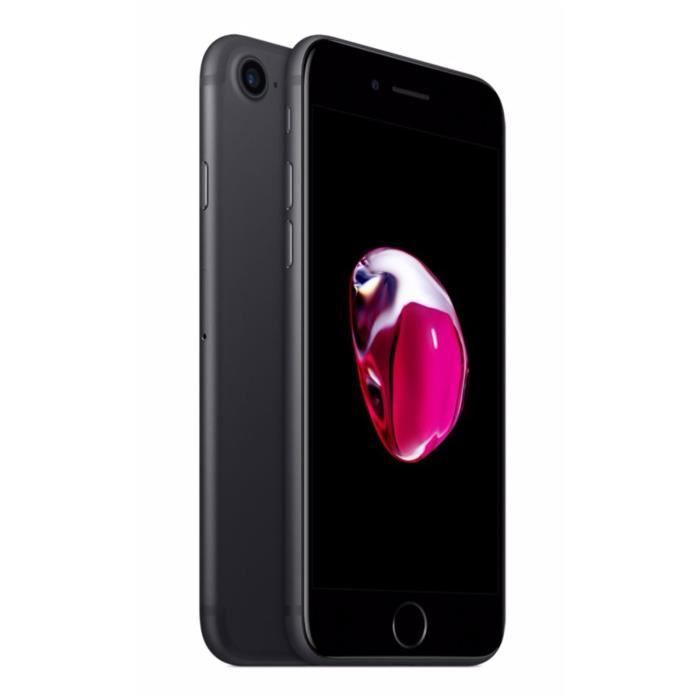 Vente T&eacute;l&eacute;phone portable APPLE iPhone 7 noir 32Go pas cher