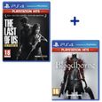 Pack 2 Jeux PS4 PlayStation Hits : The Last Of Us Remastered + Bloodborne-0