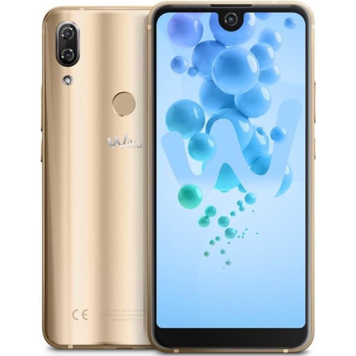 Vente Téléphone portable Wiko View 2 Pro Or 32 Go pas cher Vente Téléphone portable Wiko View 2 Pro Or 32 Go pas cher