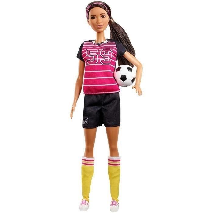 Barbie footballeuse best sale