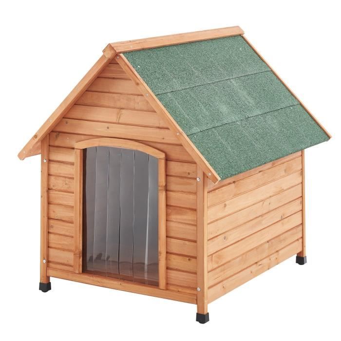 Niche En Sapin Whoop1 78x88x81cm Bois Pour Chien