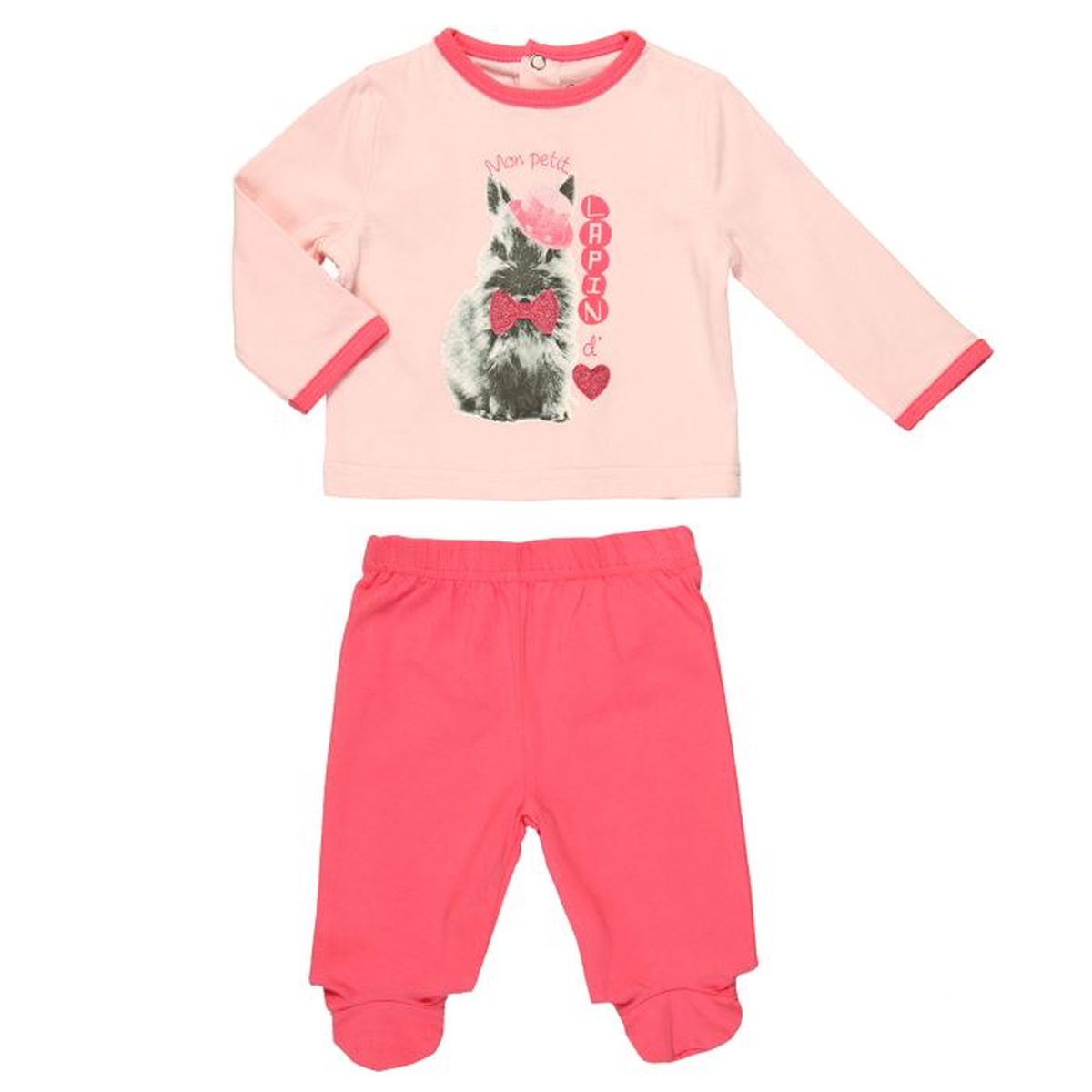 Bebe Reve Pyjama Bebe Fille Rose Et Fuschia Cdiscount Pret A Porter