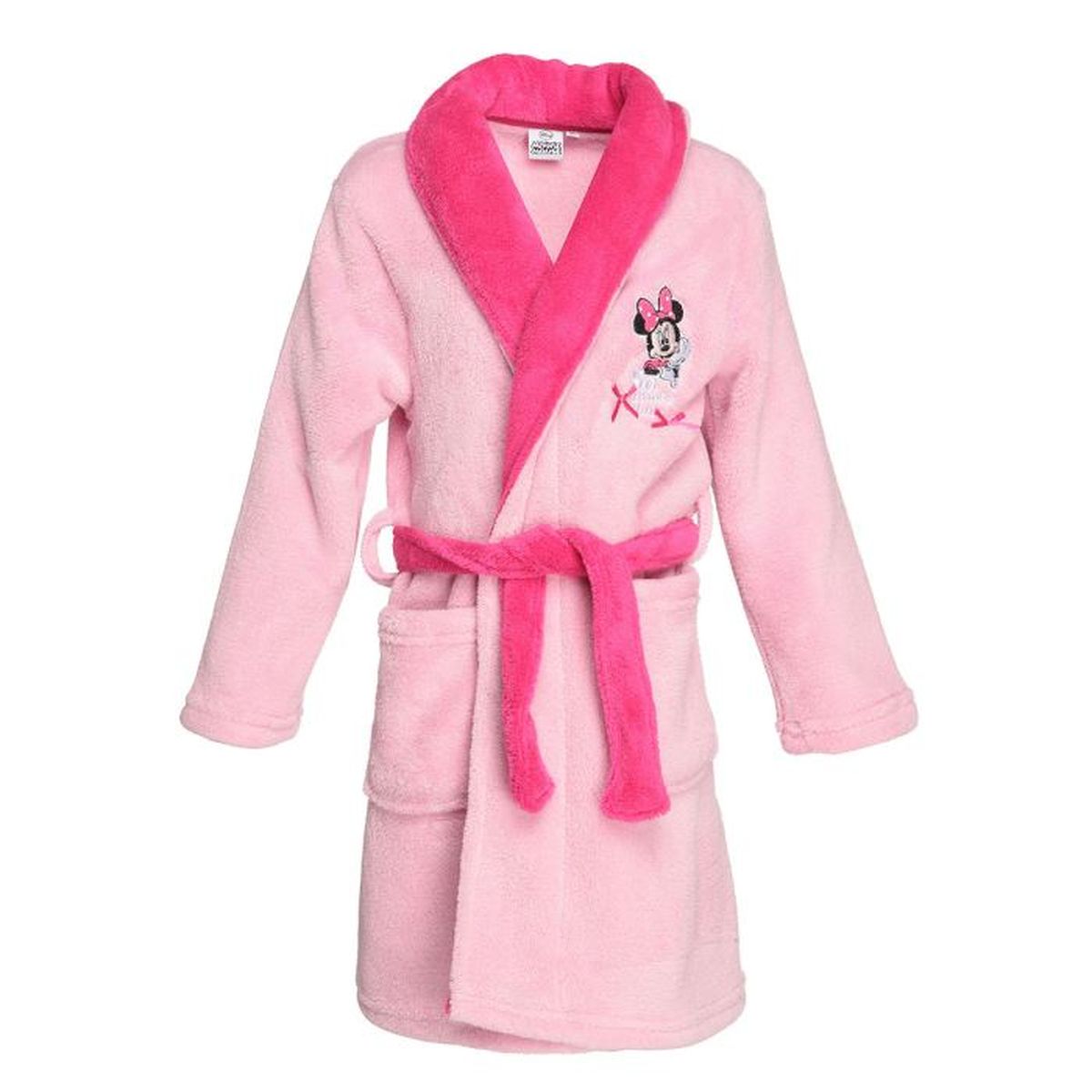 MINNIE Robe de Chambre Enfant Fille Rose pâle et Rose