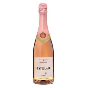 APERITIF SANS ALCOOL Festillant Rosé - Bulles sans alcool - 75 cl