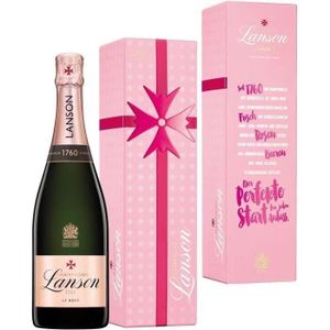 CHAMPAGNE Champagne Lanson Le Rosé avec étui ruban - 75 cl