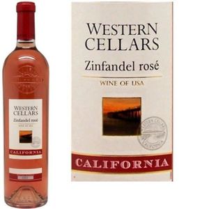 VIN ROSE Western Cellars Zinfandel California - Vin Rosé de