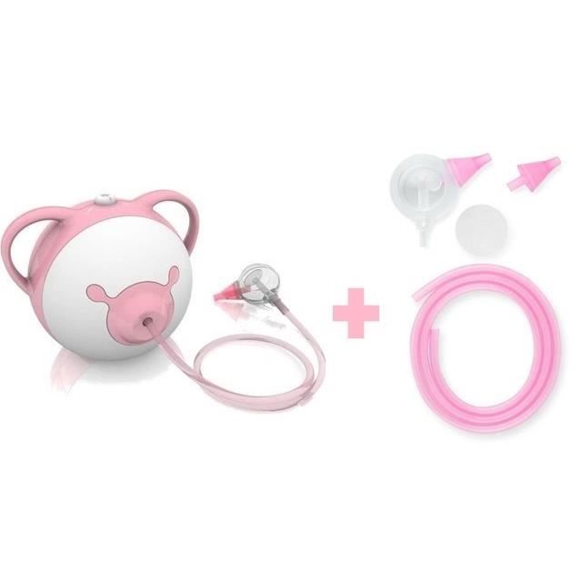 NOSIBOO Mouche bébé électrique rose + Pro Accessory Set rose