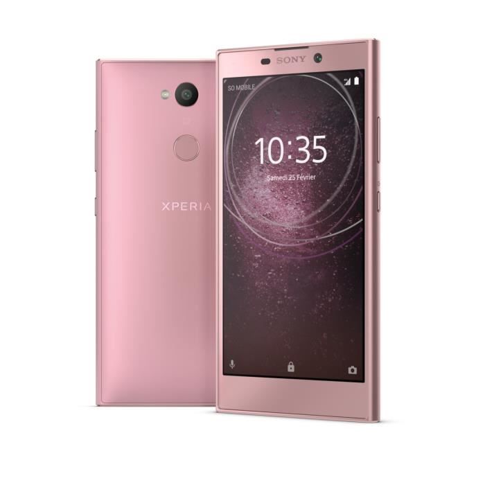 Vente Téléphone portable Sony Xperia L2 Double Sim 32 Go Rose pas cher Vente Téléphone portable Sony Xperia L2 Double Sim 32 Go Rose pas cher