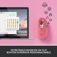 Souris Sans Fil Logitech POP Mouse avec Emojis Personnalisables, Bluetooth, USB, Multidispositifs - Rose-2