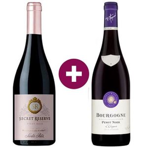 VIN ROUGE Duo des Pinot Noir Chili & France - Santa Rita 201