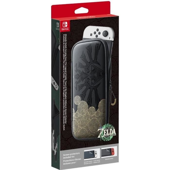 Pochette De Protection Nintendo Switch Oled Édition Zelda : Tears Of The Kingdom Et Protection D'écran - vue 2