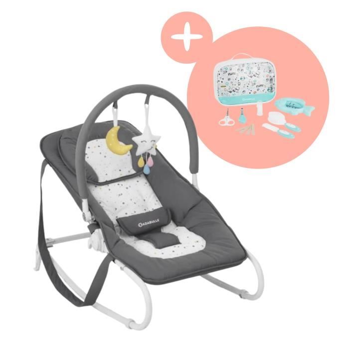 Badabulle Transat pour bébé Easy Moonlight Arche de jeux - vue 3