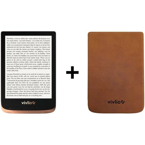 Pack Vivlio Liseuse numérique Vivlio Touch HD + Pack d'ebooks de plus de 8 Ebooks OFFERT