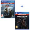 Pack 2 Jeux PS4 PlayStation Hits : Uncharted: The Lost Legacy + God Of War-0