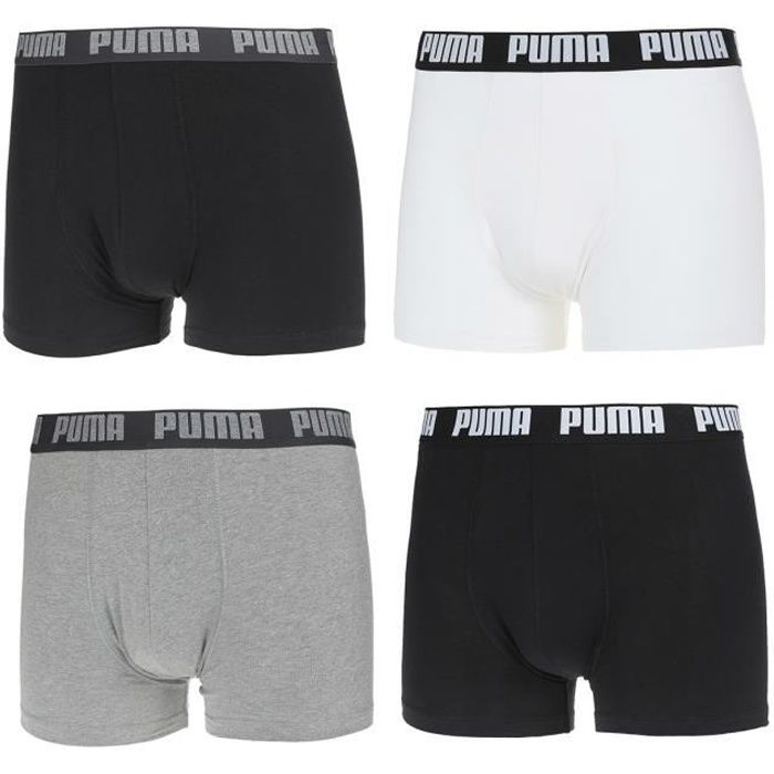 الشاحن المغناطيسي PUMA Lot de 4 Boxers Blanc/Noir/Gris Homme الشاحن المغناطيسي الشاحن المغناطيسي PUMA Lot de 4 Boxers Blanc/Noir/Gris Homme الشاحن المغناطيسي