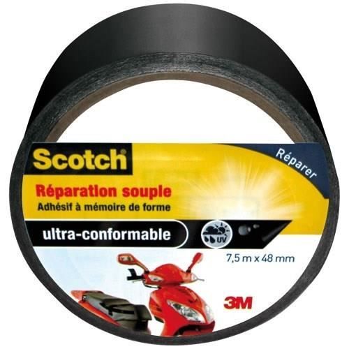 SCOTCH Ruban adhésif Toile Réparation souple Mémoire de forme Ultra conformable 48 mm x 75