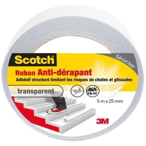 Ruban anti dérapant rond Scotch 25 mm x 5