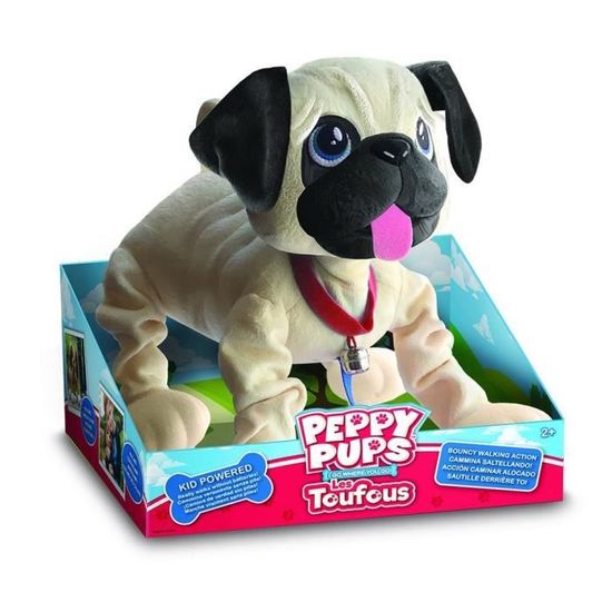 chien peluche toufou