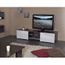 Mango Banc Tv 140cm Chocolat Et Blanc Brillant Achat Vente