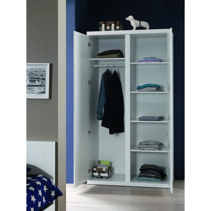 LARA Etagères pour armoire coloris blanc LARA Etagères pour armoire coloris blanc