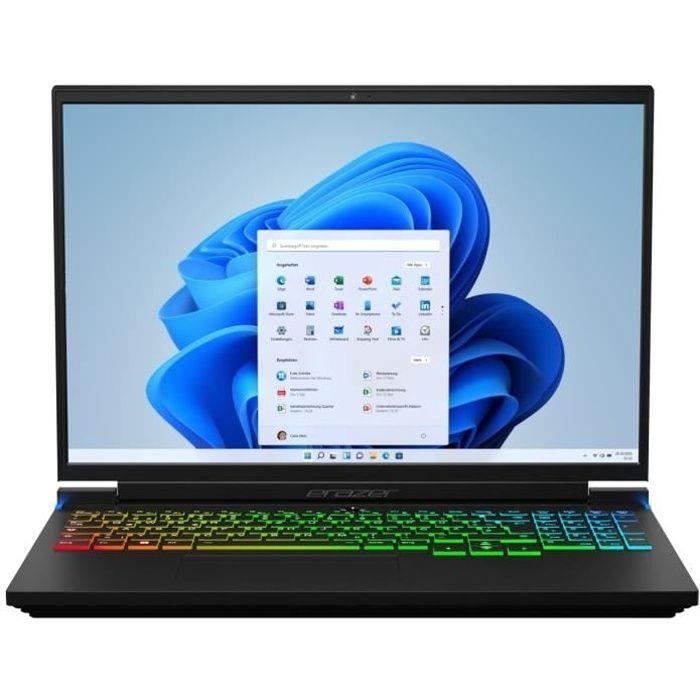 PC Portable Gamer ERAZER - MAJOR X10 - Windows 11 - 16 QHD+ 165Hz - Intel Arc A730M - Core i7-12700H - RAM 16Go - SSD 1To - AZERTY