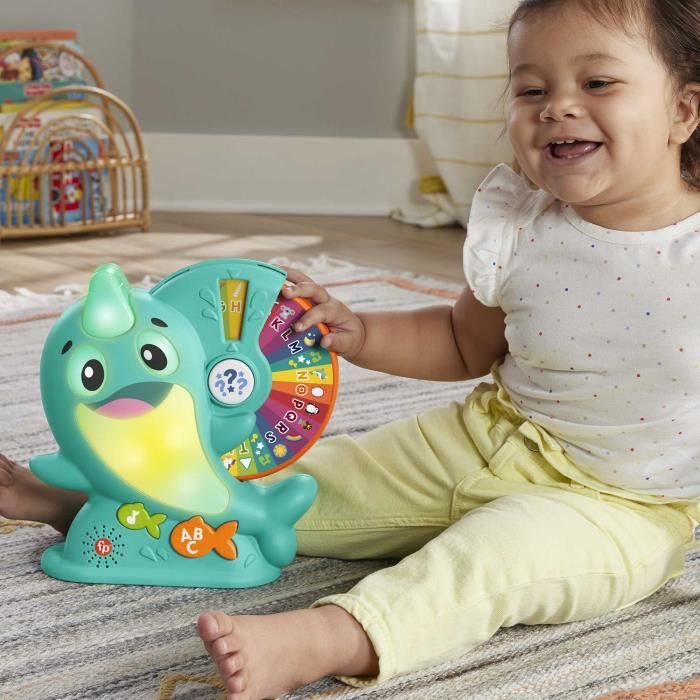 Jouet ducatif Linkimals Solal le Narval de Fisher Price avec sons