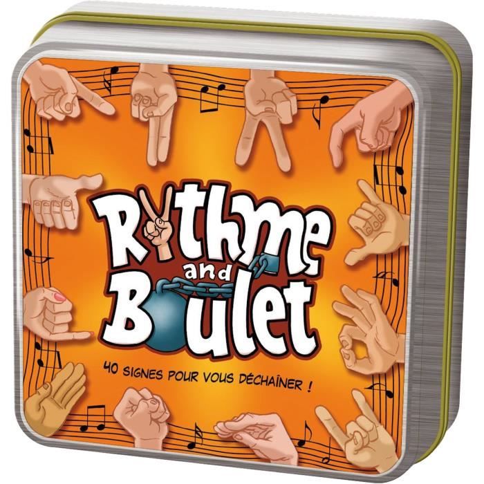 Asmodee – Gioco Di Carte Rythme And Boulet (FR) – Gioco Di Ritmo Per Famiglie, 4-12 Giocatori