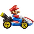 Circuit Deluxe Mario Kart - Hot Wheels - 1,5m - Booster motorisé - 2 karts inclus - 5 ans et +-4