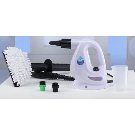 H2O X5 Vadrouille à vapeur et nettoyeur vapeur à main - système multifonctionnel et polyvalent pour sols, tapis, fenêtres, tissus d' ameublement, cuisines et salles de bains (Vert H2O X5 Vadrouille à vapeur et nettoyeur vapeur à main - système multifonctionnel et polyvalent pour sols, tapis, fenêtres, tissus d' ameublement, cuisines et salles de bains (Vert