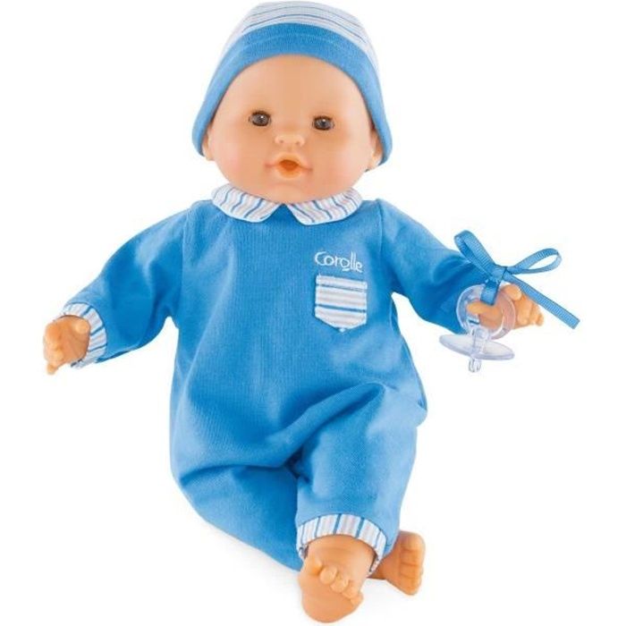 Poupon Mon B b Classique Bleu Corolle Corps souple Yeux