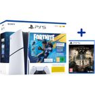 SONY COMPUTER ENTERTAINMENT Pack PS5 Standard (avec lecteur CD) : Console PlayStation 5 (Slim) + Contenu Fortnite Flowering Chaos +Clair Obscur : Expédition 33