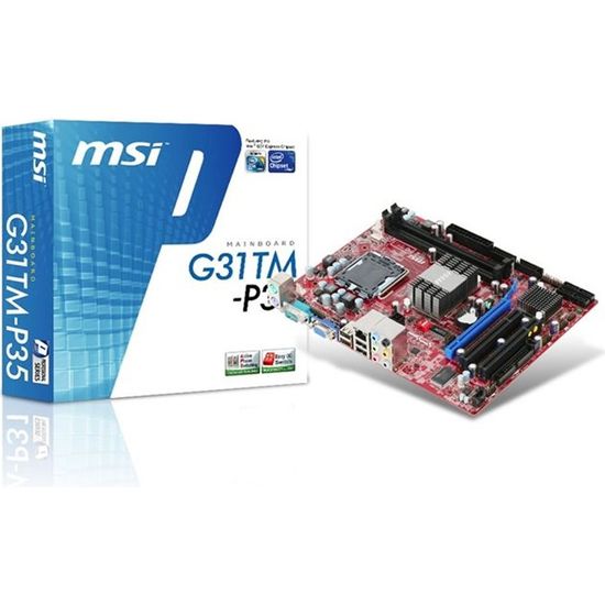 MSI G31TM-P35 - Cdiscount Informatique