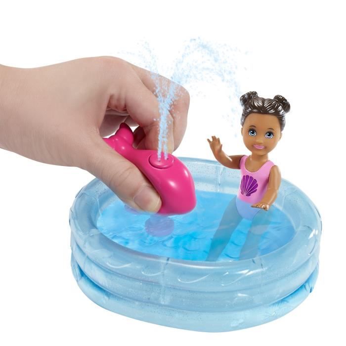 BARBIE Skipper baby-sitter Bébé et accessoires de bain - Cdiscount Jeux -  Jouets