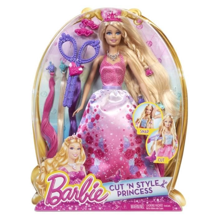 BARBIE Princesse Chevelure Cdiscount Jeux Jouets