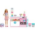BARBIE Métiers Barbie et sa Pâtisserie à modeler-0