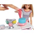 BARBIE Métiers Barbie et sa Pâtisserie à modeler-1