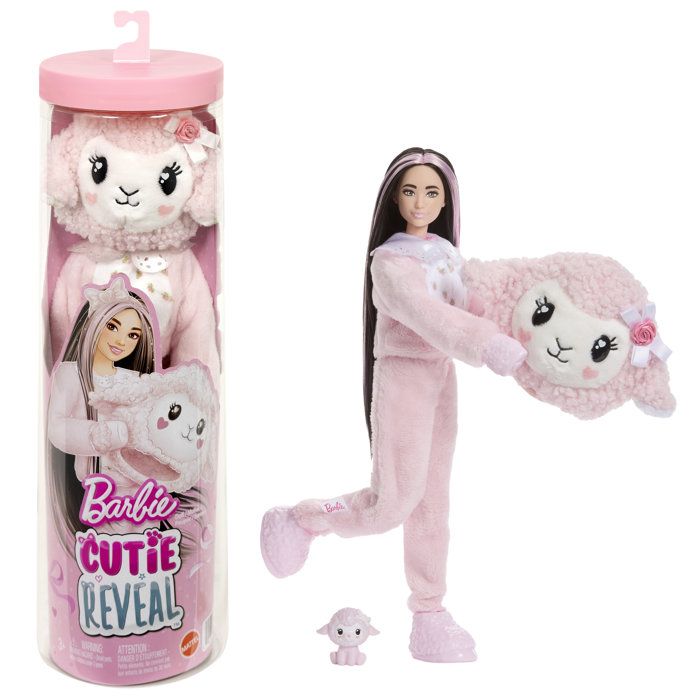 Poupée Barbie Cutie Reveal JJP66 – 10 Surprises et Mini-Animal - vue 3