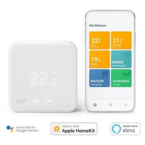tado° - Thermostat Connecté et Intelligent Filaire - Kit de démarrage V3+