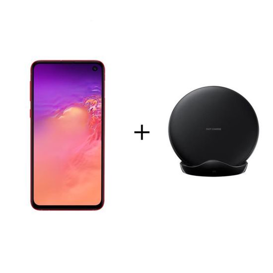 Samsung Galaxy S10+ 128 Go Rouge + PAD induction
