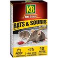 Pâtes Anti-Rats et Souris - KB HOME DEFENSE - RSOUPAT - Action radicale - Lieux secs et humides-0