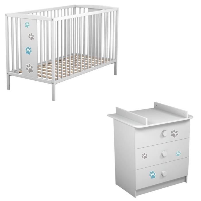 At4 Lit 60x1 Cm Blanc Commode A Langer 3 Tiroirs Stickers Papillons Pattes Cdiscount Puericulture Eveil Bebe At4 Lit 60x1 Cm Blanc Commode A Langer 3 Tiroirs Stickers Papillons Pattes Cdiscount Puericulture Eveil Bebe