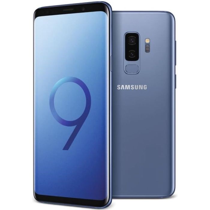 Vente Téléphone portable Samsung Galaxy S9+ 64 go Bleu corail - Double sim pas cher Vente Téléphone portable Samsung Galaxy S9+ 64 go Bleu corail - Double sim pas cher