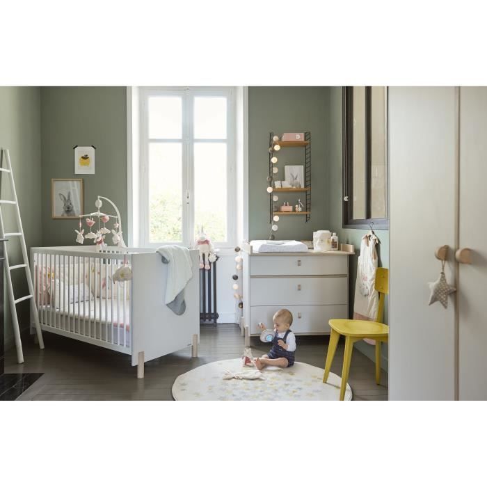 Galipette Billie Chambre Bebe Complete Lit 70 X 140 Cm Commode Armoire Cdiscount Puericulture Eveil Bebe