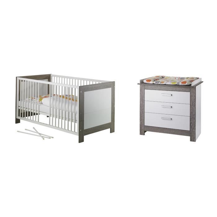 Marlene Chambre Bebe Duo Lit 70 140cm Commode Blanc Ceruse Cdiscount Puericulture Eveil Bebe Marlene Chambre Bebe Duo Lit 70 140cm Commode Blanc Ceruse Cdiscount Puericulture Eveil Bebe