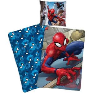 LKFFHAVD - Marvel Avengers Spider-Man - Parure de lit - Housse de couette -  135 x 135 cm - Impression 3D - Motif : Peter Parker - Housse de couette +