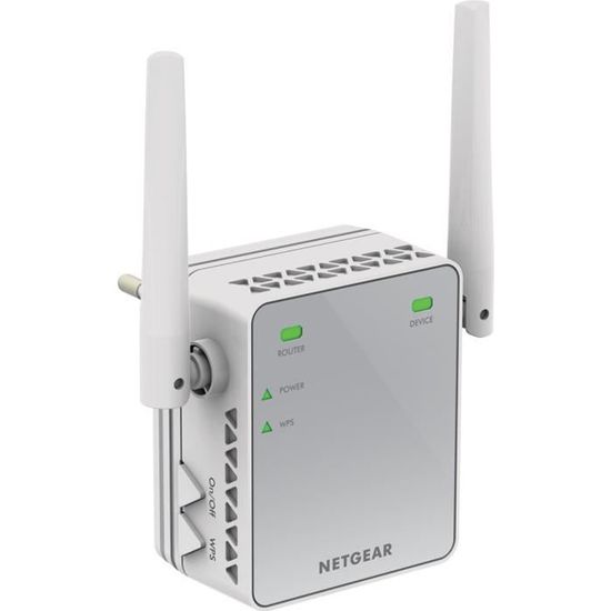 NETGEAR Répéteur Wifi 300 Mbp/s - N300 EX2700-100PES