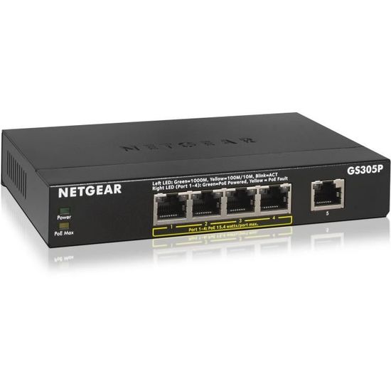 Switch Ethernet - NETGEAR - GS305P