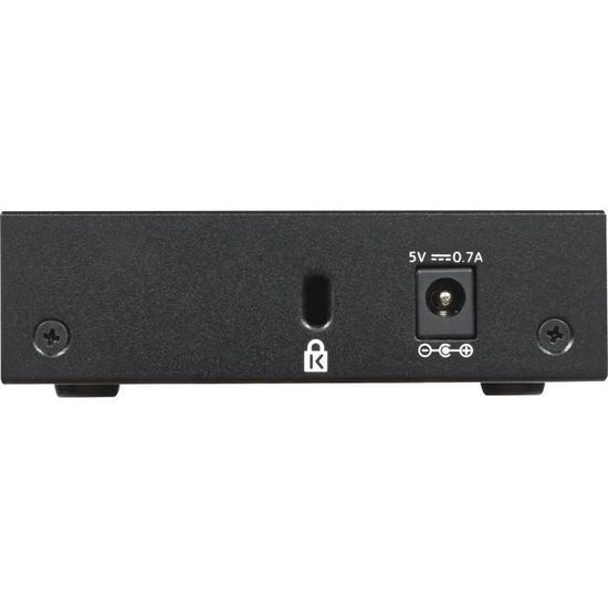 GS305) Switch Ethernet 5 Ports RJ45 Métal Gigabit (10-100-1000
