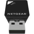 NETGEAR Mini-adaptateur USB Wifi AC600. Vitesse atteignant 150/433 Mbps Modèle: A6100-2